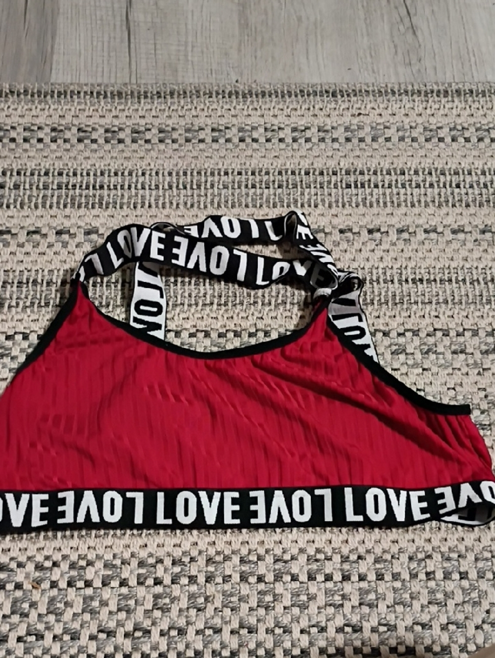 Red Women's Sport Bra